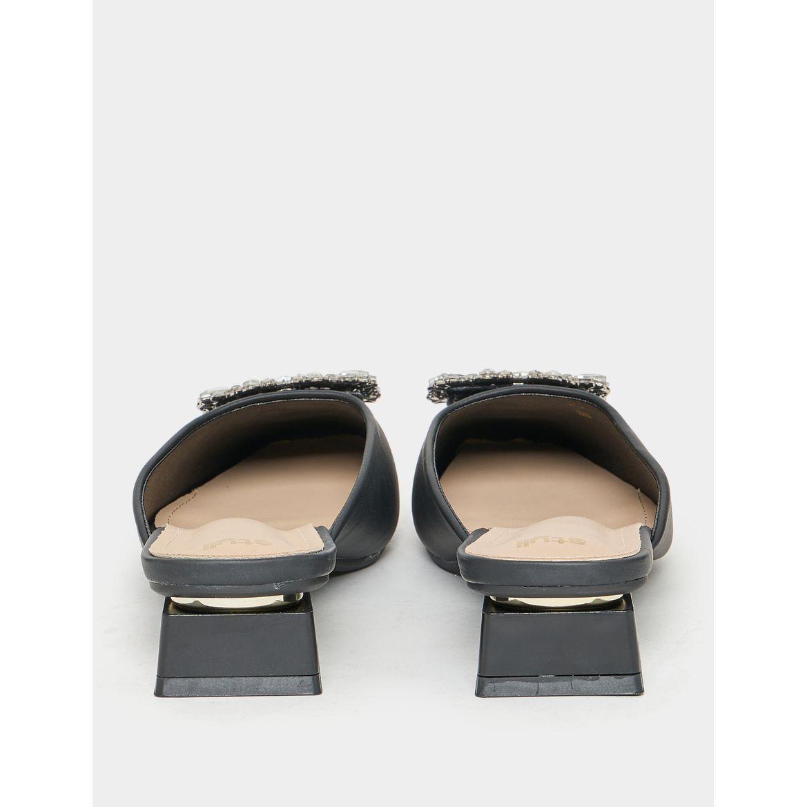 Styli Embellished Slip On Mules-women-shoes-heels-image-4