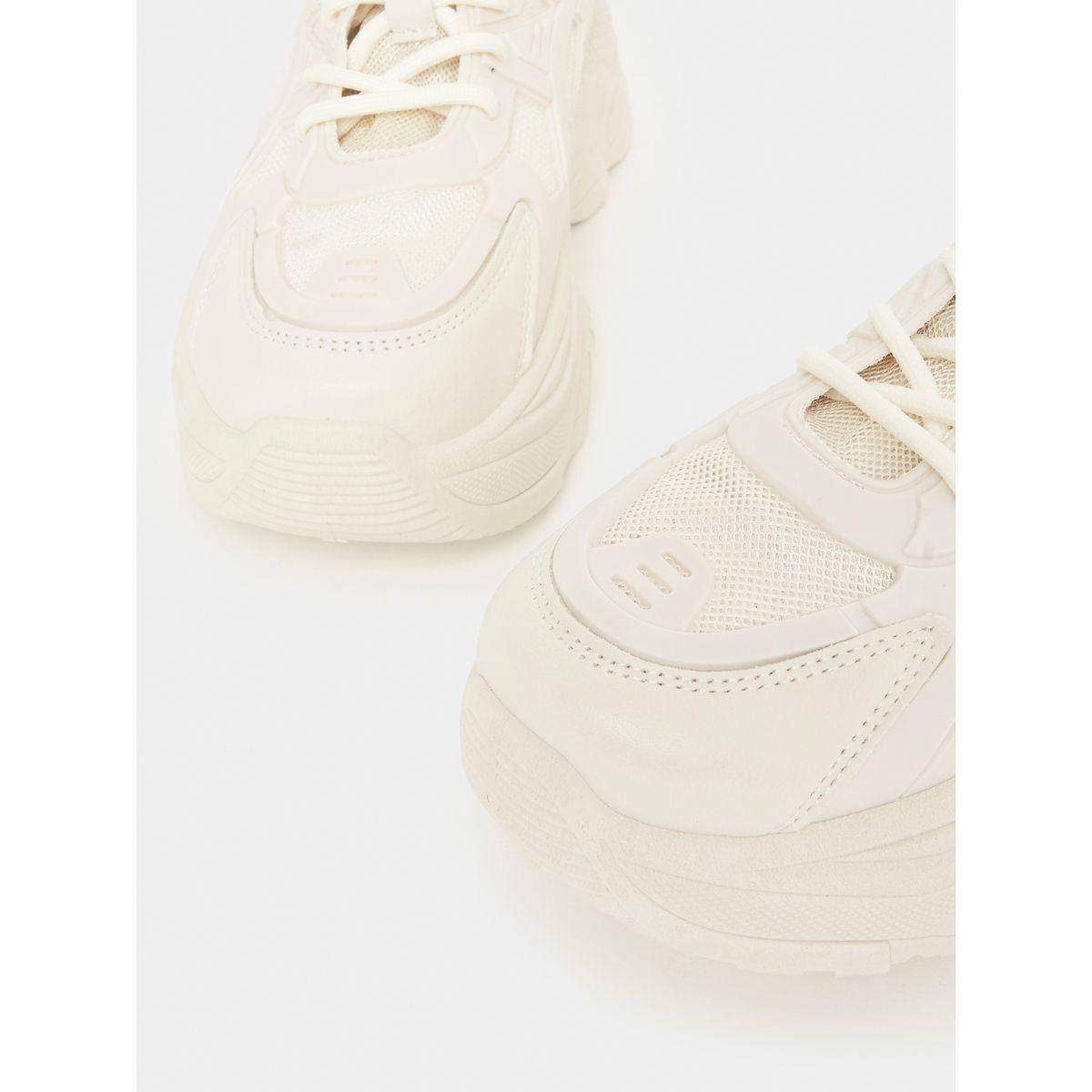 Styli Cut Out Mesh Insert Chunky Lace Up Sneaker-women-shoes-sneakers-image-3