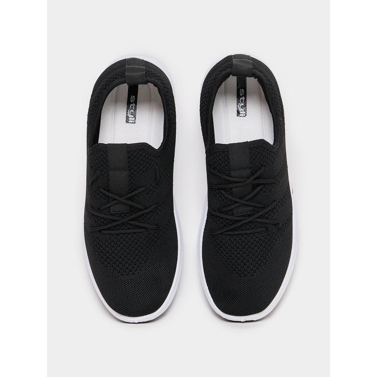 Styli Mesh Upper Lace Up Light Weight Sneakers-men-shoes-sneakers-image-5