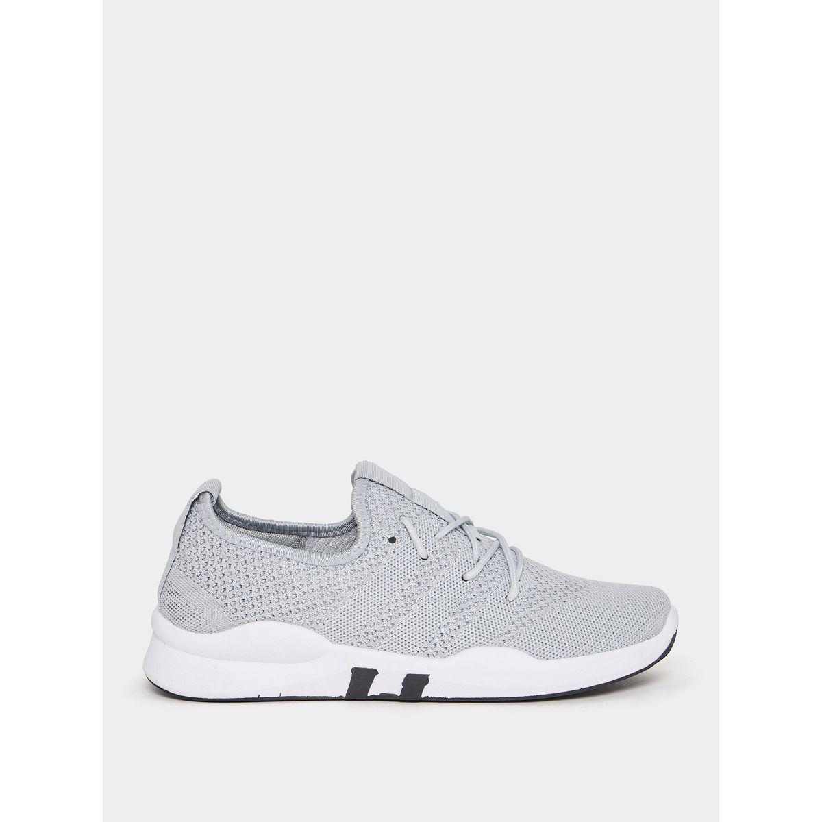 Styli Mesh Upper Lace Up Light Weight Sneakers-men-shoes-sneakers-image-1