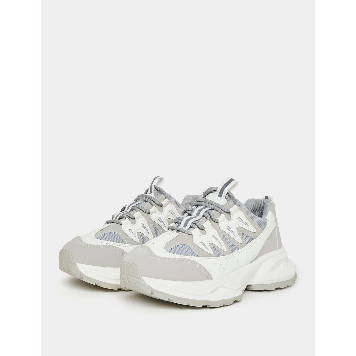 Styli Colorblock Lace Up Chunky Sneakers-women-shoes-sneakers-image-3