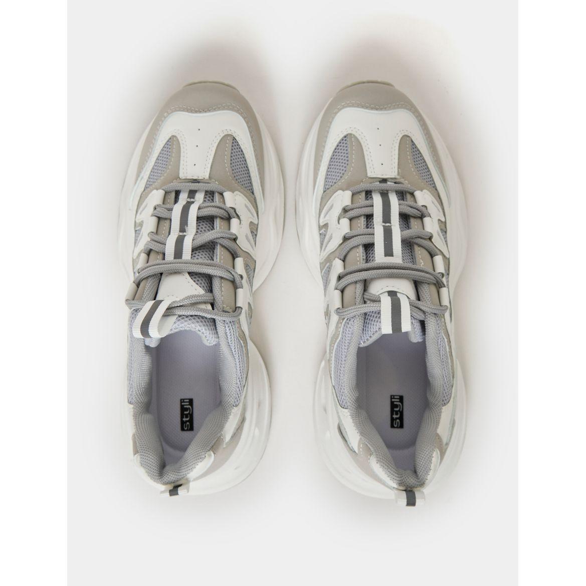 Styli Colorblock Lace Up Chunky Sneakers-women-shoes-sneakers-image-6