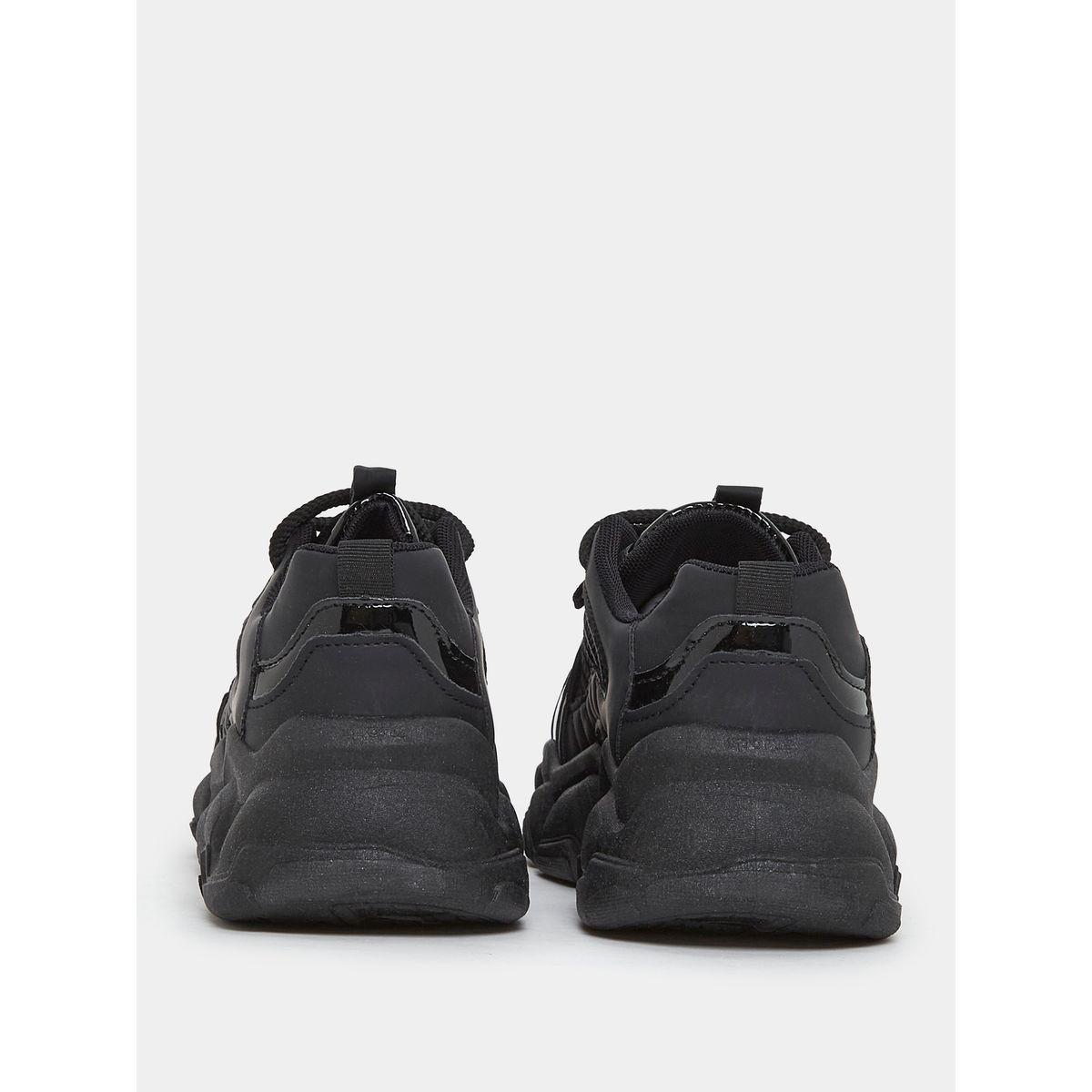 Styli Monochrome Stitch Detail Chunky Sneakers-women-shoes-sneakers-image-4