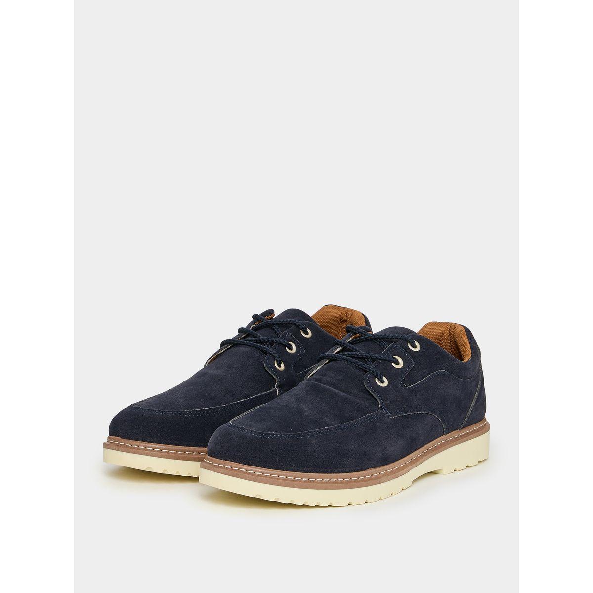 Styli Faux Suede Lace Up Cleated Sole Casual Shoes-men-shoes-loafersandmoccasins-image-2