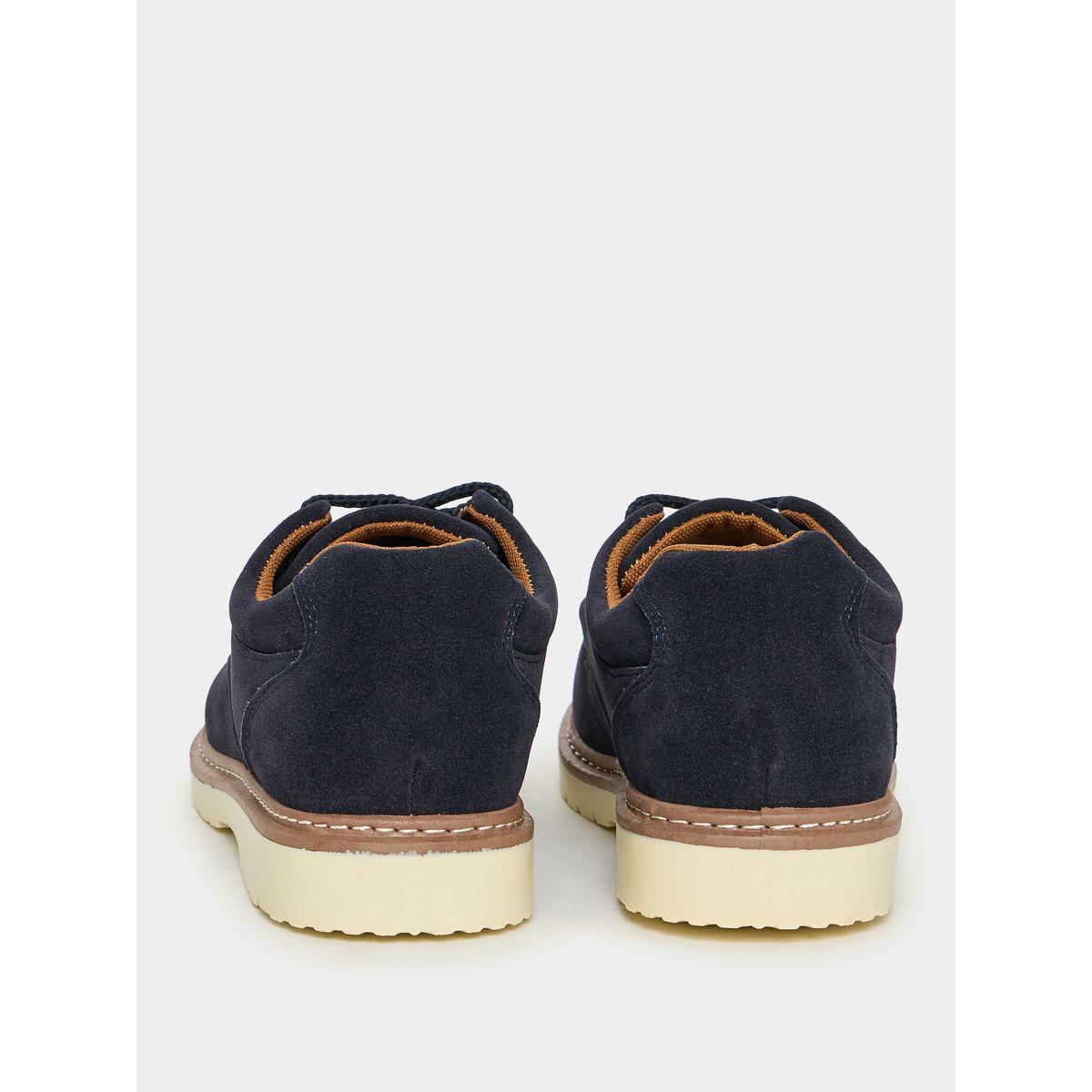 Styli Faux Suede Lace Up Cleated Sole Casual Shoes-men-shoes-loafersandmoccasins-image-3