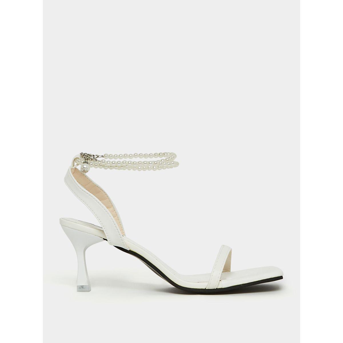 Styli Faux Pearl Ankle Strap Stiletto Heel Sandal-women-shoes-heels-image-2