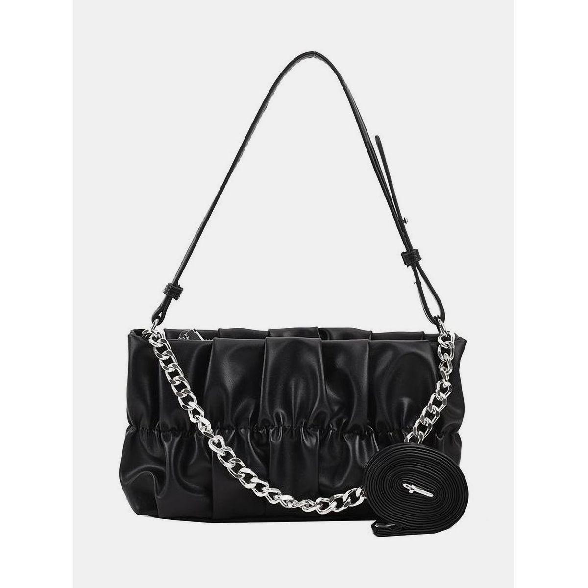 شنطة بتفاصيل كسرات مع سلسلة-women-bagsandwallets-handbags-image-1