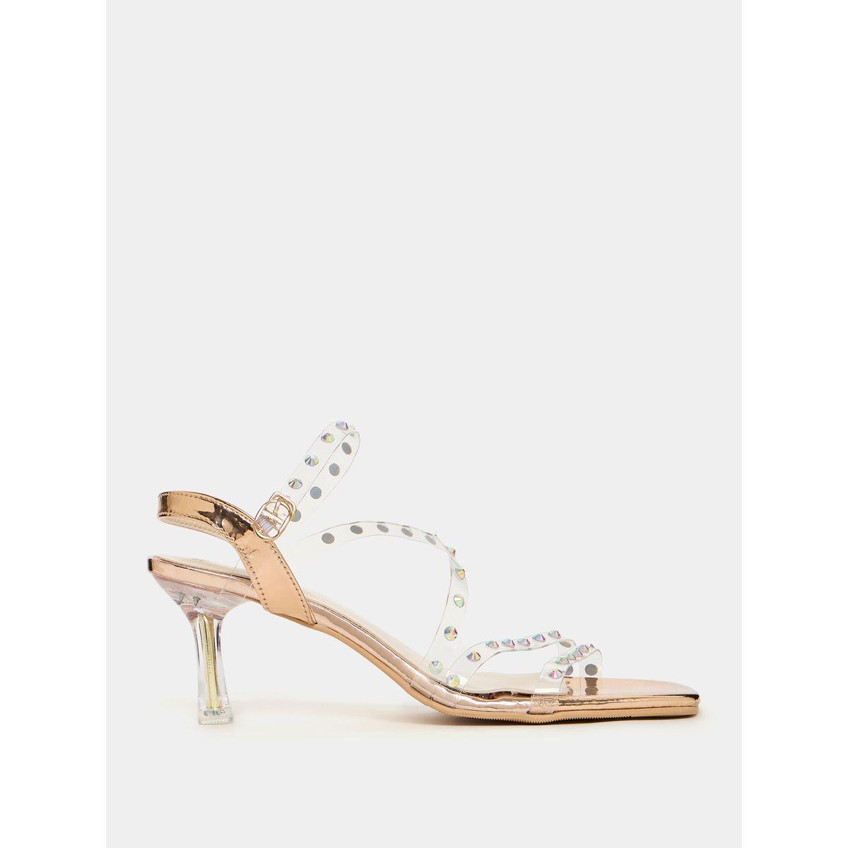 Styli Studded Strap Slingback Sandals-women-shoes-heels-image-2