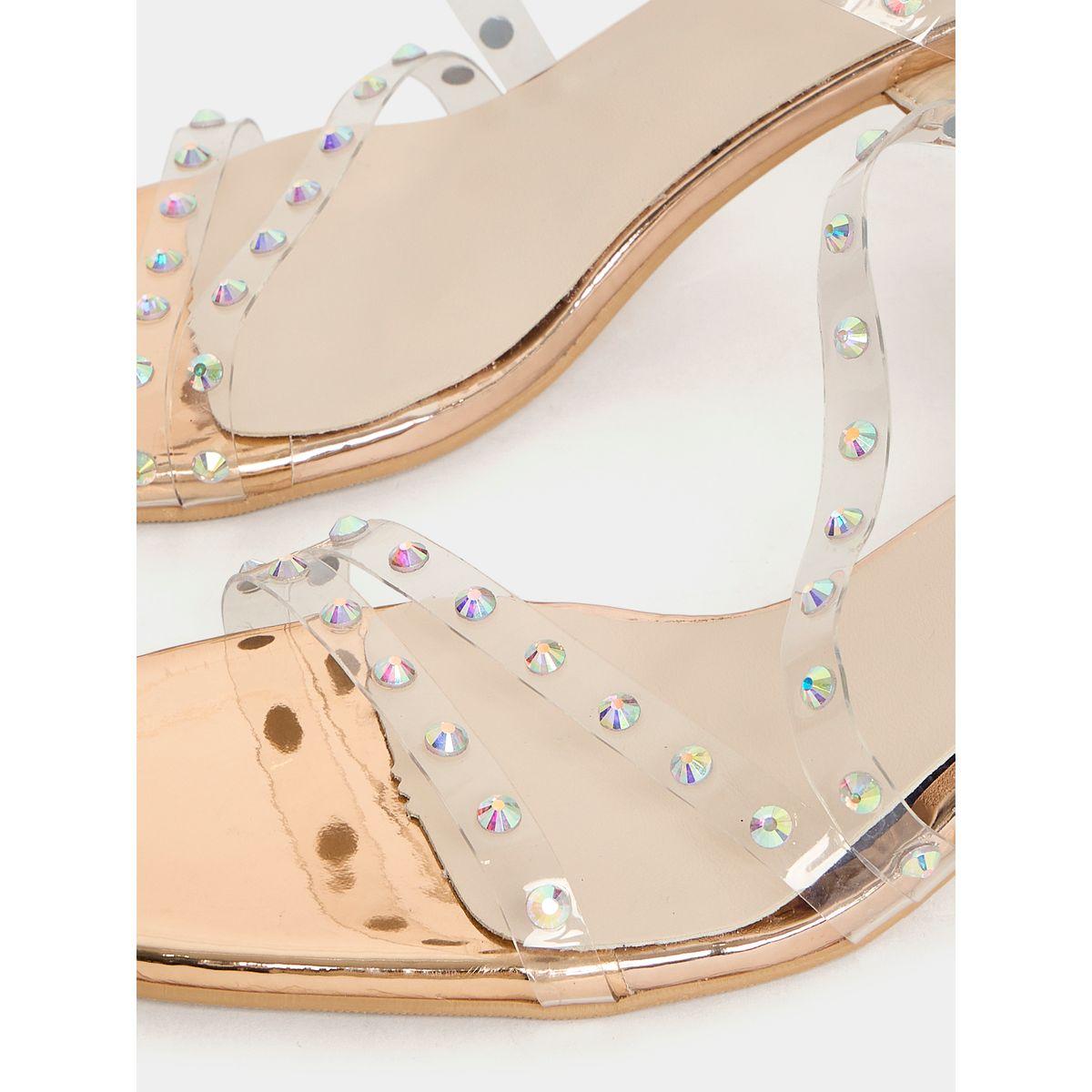 Styli Studded Strap Slingback Sandals-women-shoes-heels-image-4