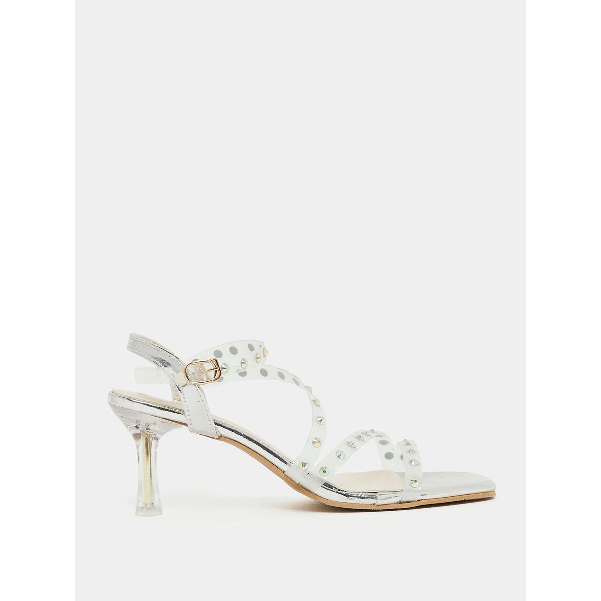 Styli Studded Strap Slingback Heel Sandals-women-shoes-heels-image-2