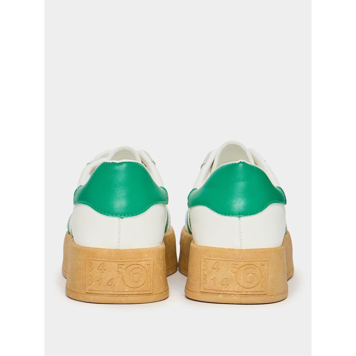 Styli Gum Sole Suede Look Contrast Detail Sneakers-women-shoes-sneakers-image-4