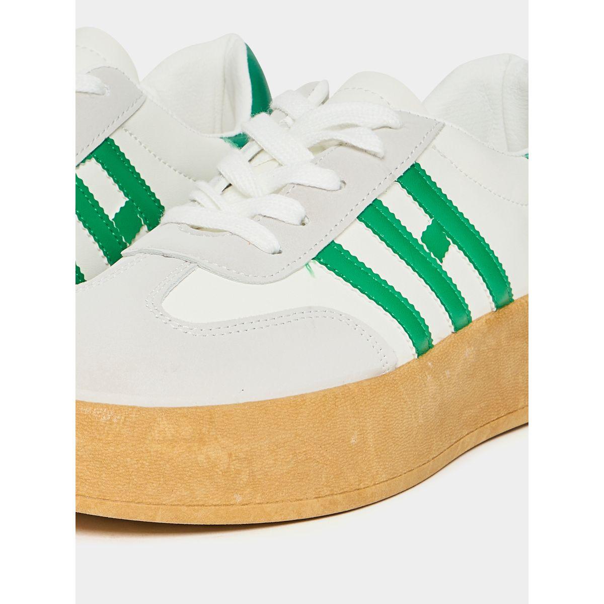 Styli Gum Sole Suede Look Contrast Detail Sneakers-women-shoes-sneakers-image-6