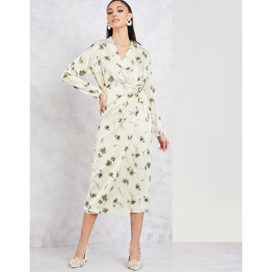 فستان ميدي بنمط لف-women-clothing-dresses-image-2