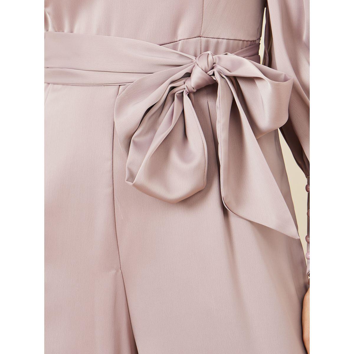 Styli Satin Wide Leg Jumpsuit with Self Tie-women-clothing-jumpsuits-image-4
