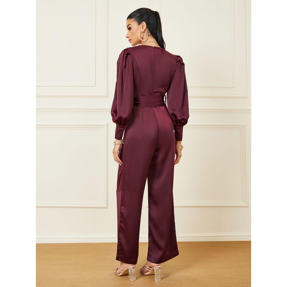 Styli Satin Wide Leg Jumpsuit with Self Tie-women-clothing-jumpsuits-image-4