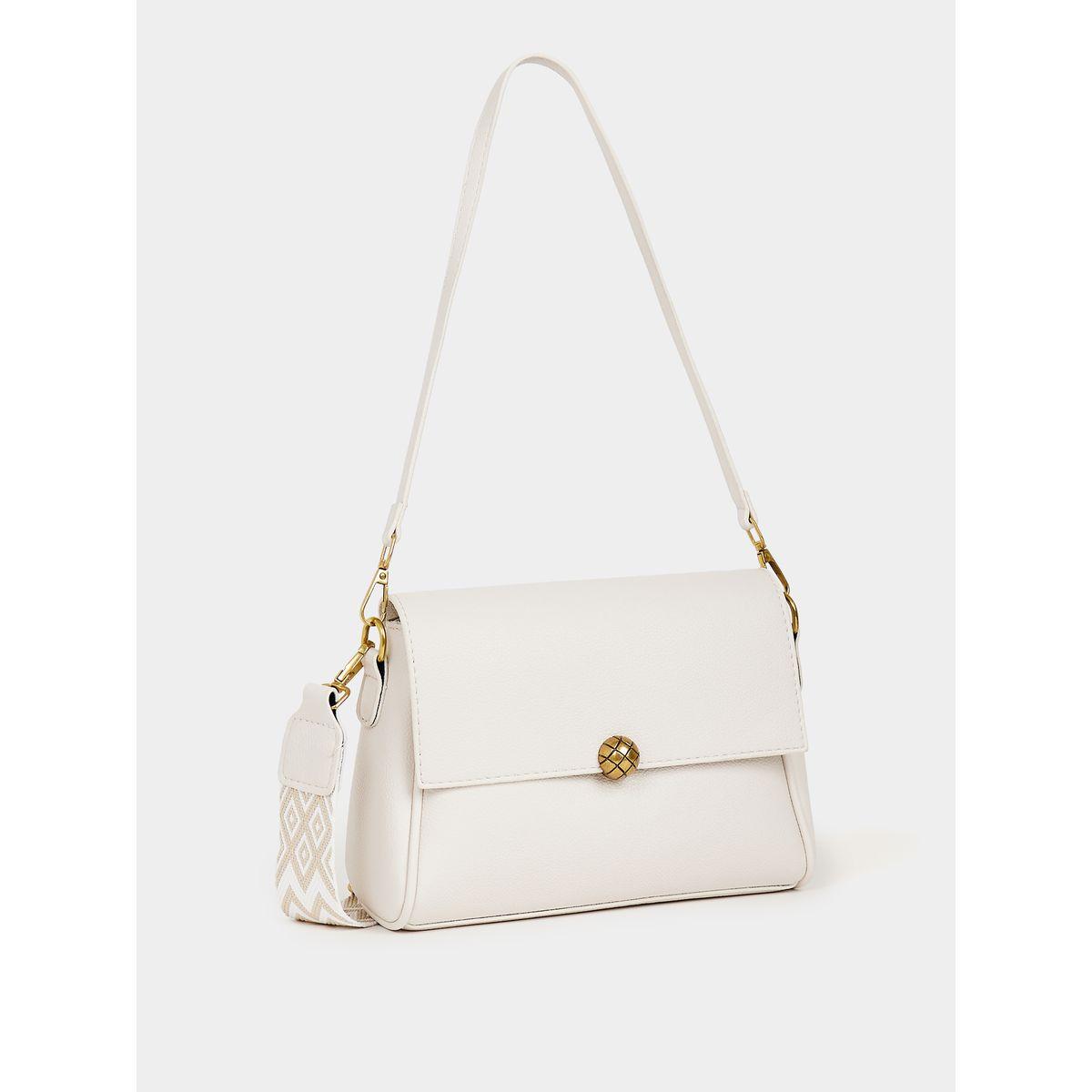 Styli Solid Flap Shoulder Bag with Double Strap-women-bagsandwallets-handbags-image-1