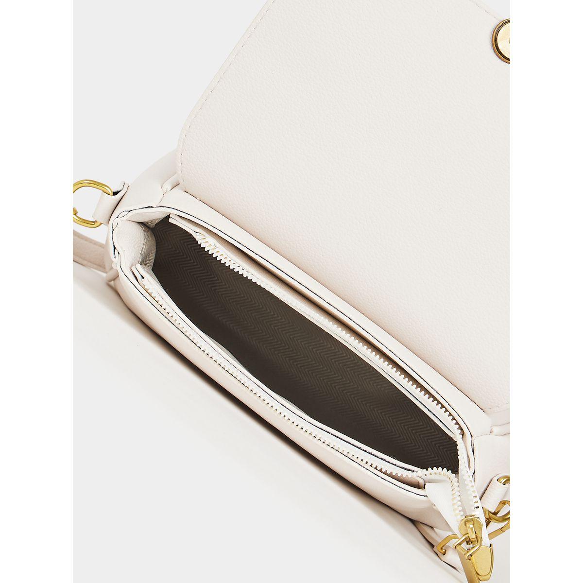 Styli Solid Flap Shoulder Bag with Double Strap-women-bagsandwallets-handbags-image-3