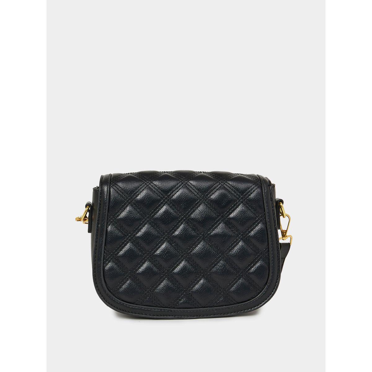 Styli Quilted Shoulder Bag with Buckle Detail-women-bagsandwallets-handbags-image-5