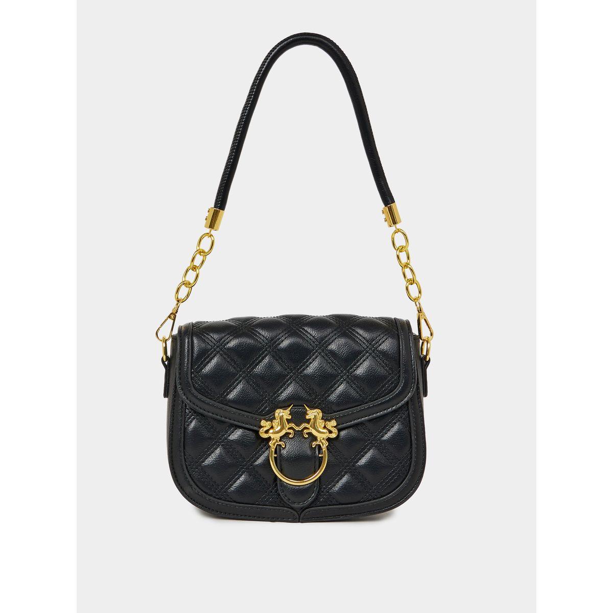 شنطة بتفاصيل بارزة الملمس مع مشبك غلق-women-bagsandwallets-handbags-image-6