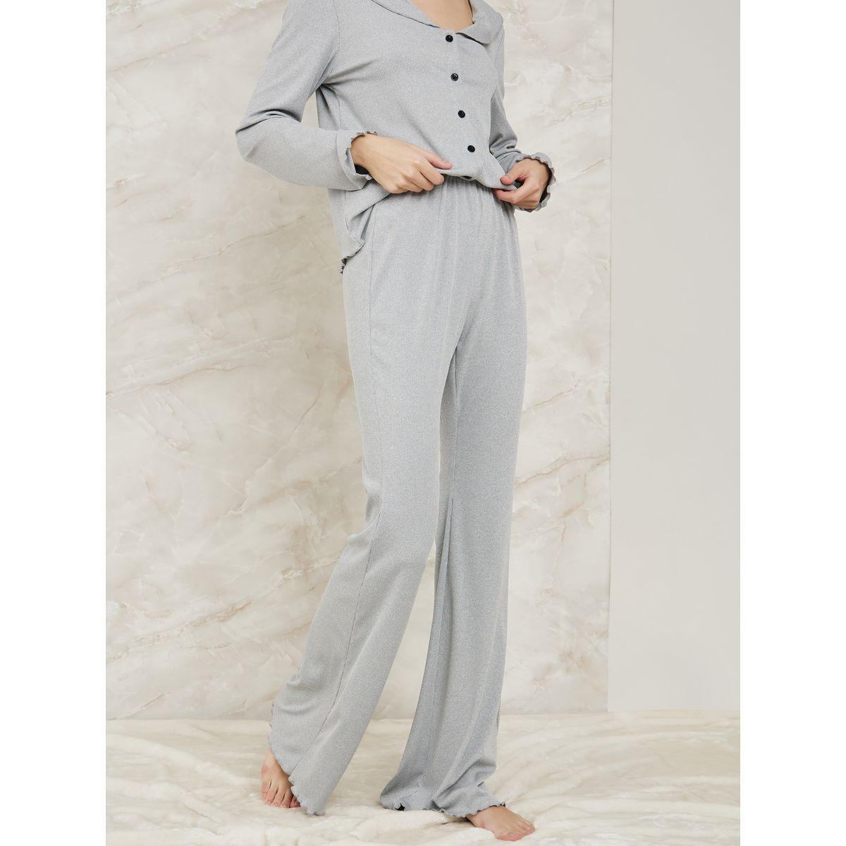 طقم بيجاما من ( بلوزة + بنطال )-women-clothing-nightwear-pyjamas-longsets-image-4