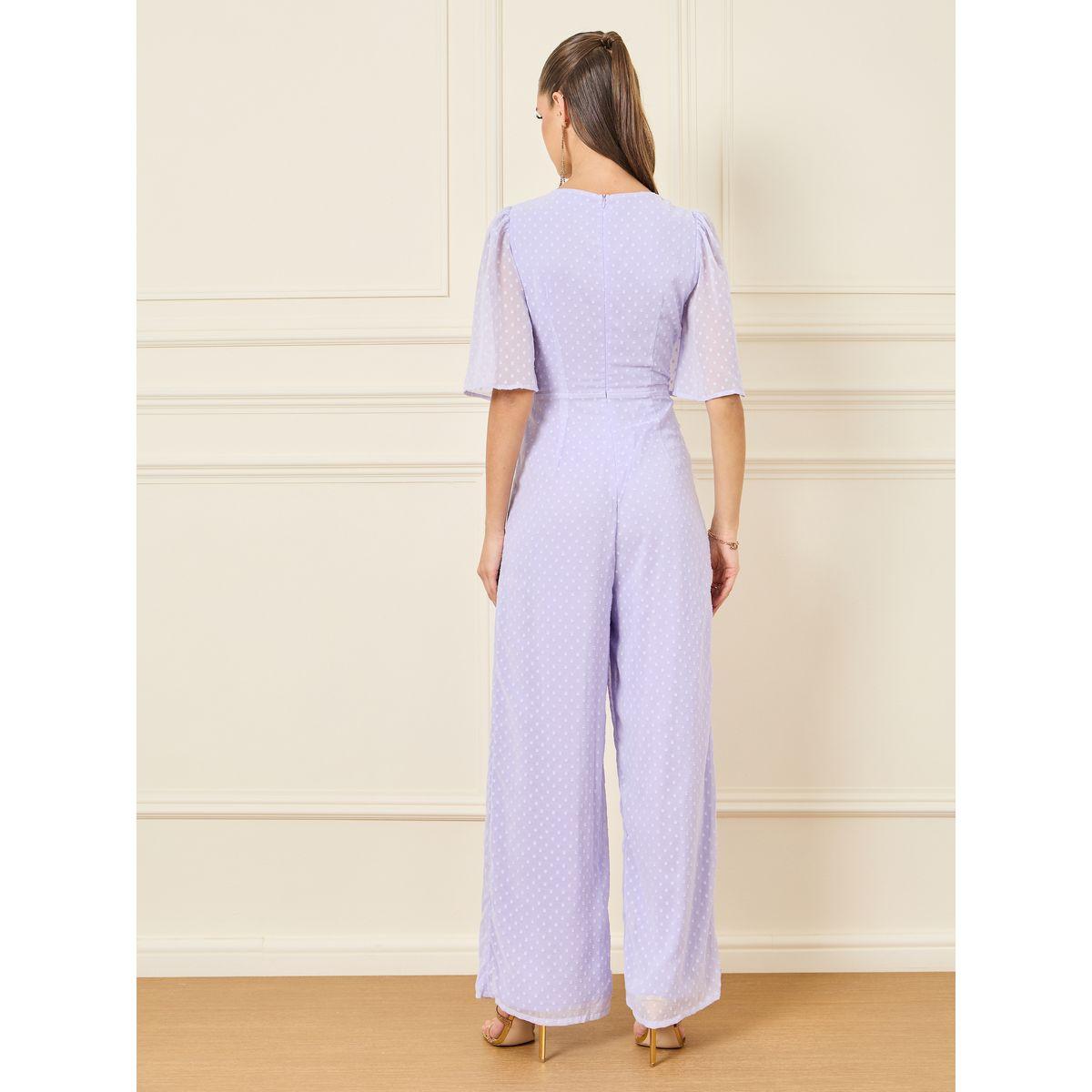 Styli Dobby Front Wrap Wide Leg Jumpsuit-women-clothing-jumpsuits-image-4