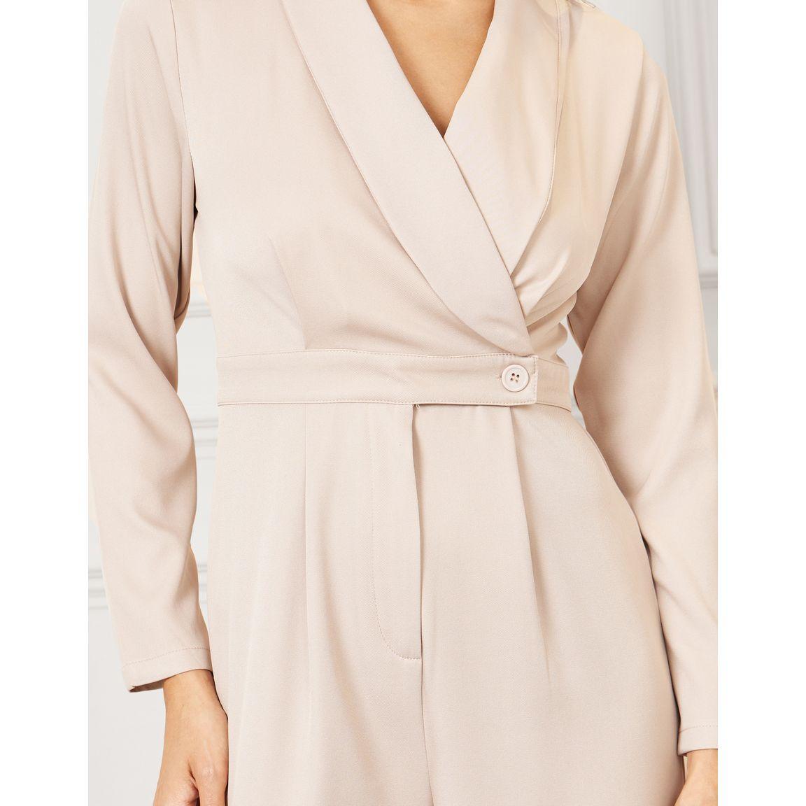 Styli Collared Wrap Button Closure Straight Fit Jumpsuit-women-clothing-jumpsuits-image-3