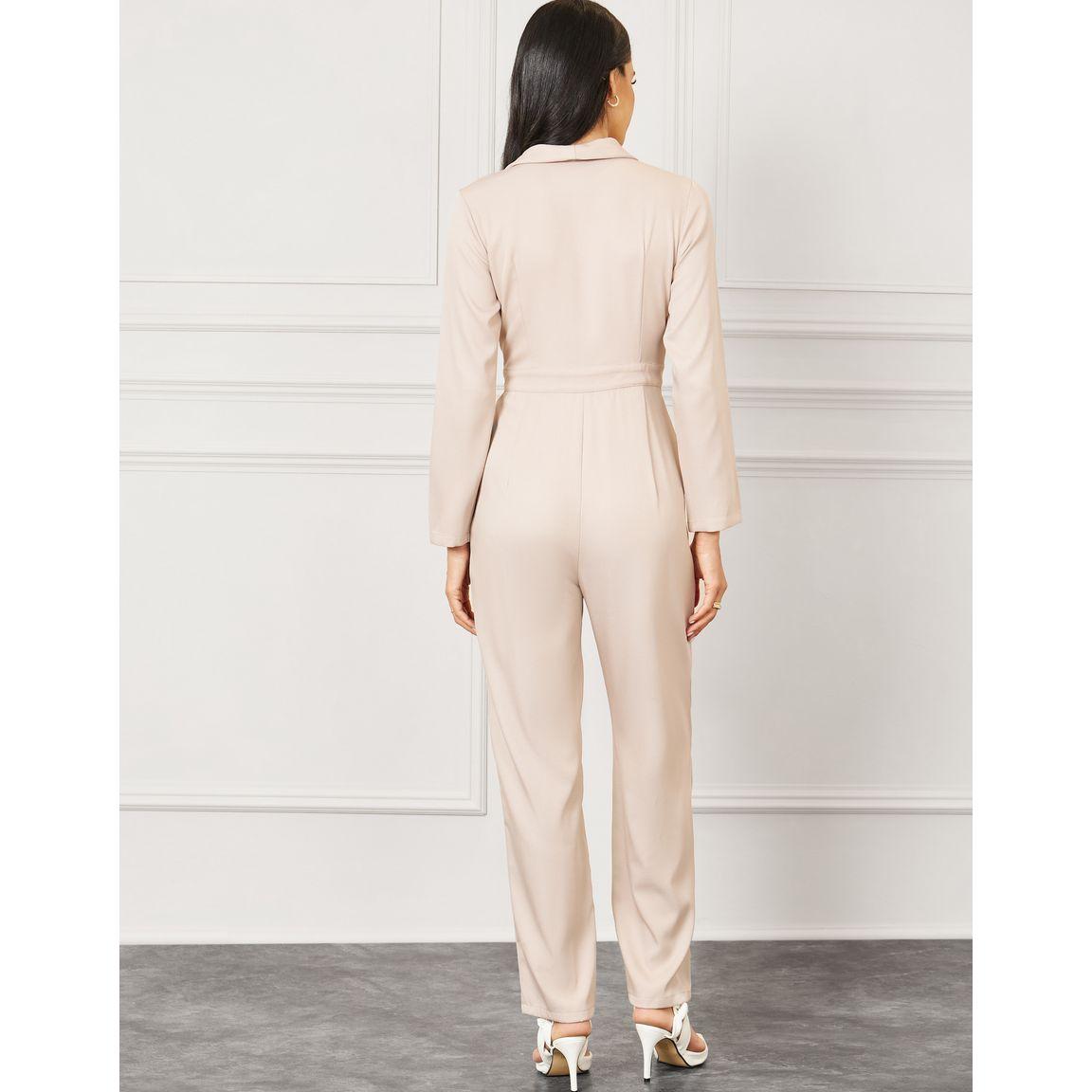 Styli Collared Wrap Button Closure Straight Fit Jumpsuit-women-clothing-jumpsuits-image-4