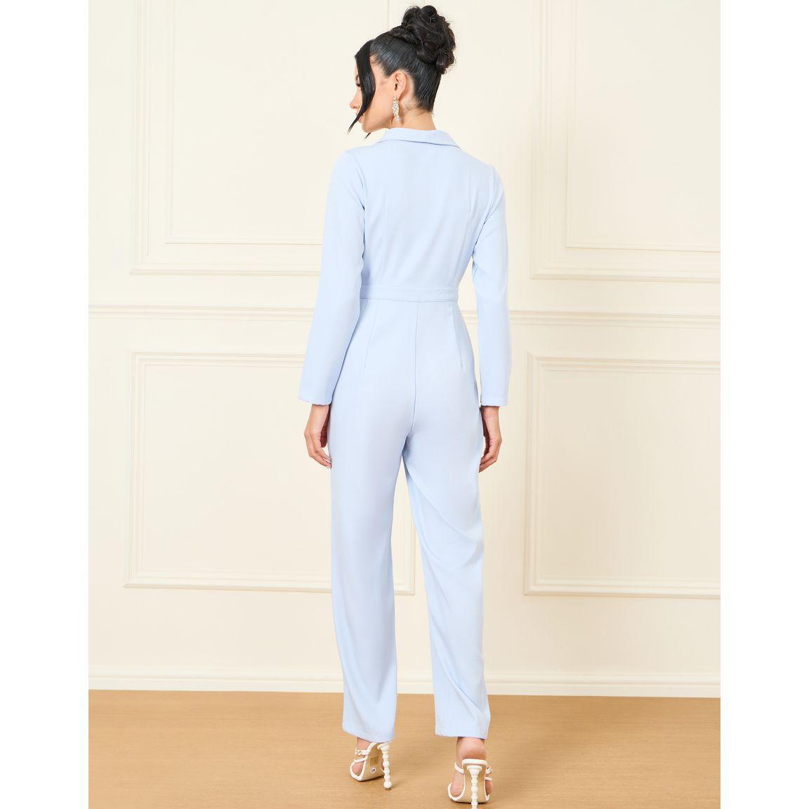 Styli Collared Wrap Button Closure Straight Fit Jumpsuit-women-clothing-jumpsuits-image-4