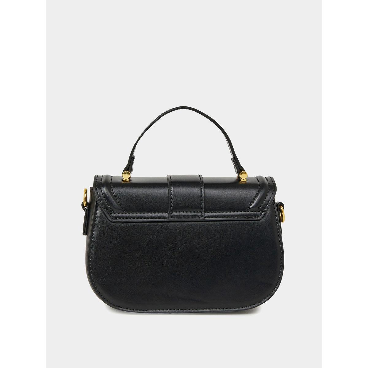 Styli Metal Flap Accent Handbag with Strap-women-bagsandwallets-handbags-image-2