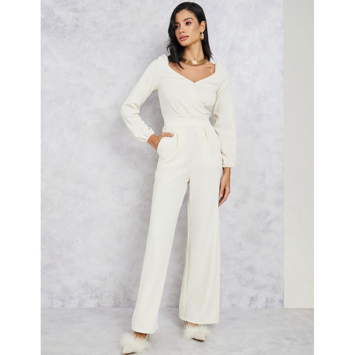 Styli Textured Knit Straight Leg Jumpsuit-women-clothing-jumpsuits-image-1