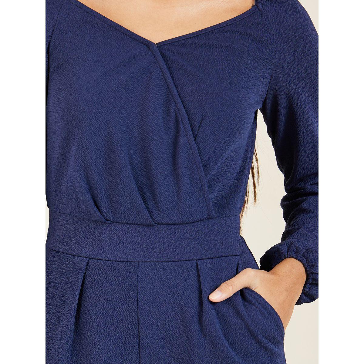 Styli Textured Knit Straight Leg Sweetheart Neck Jumpsuit-women-clothing-jumpsuits-image-3