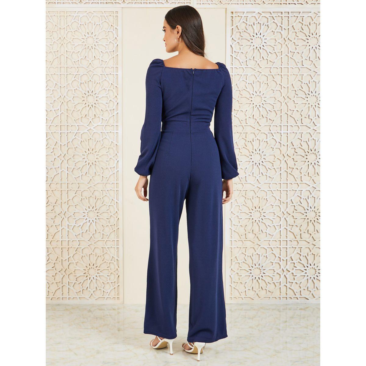 Styli Textured Knit Straight Leg Sweetheart Neck Jumpsuit-women-clothing-jumpsuits-image-4