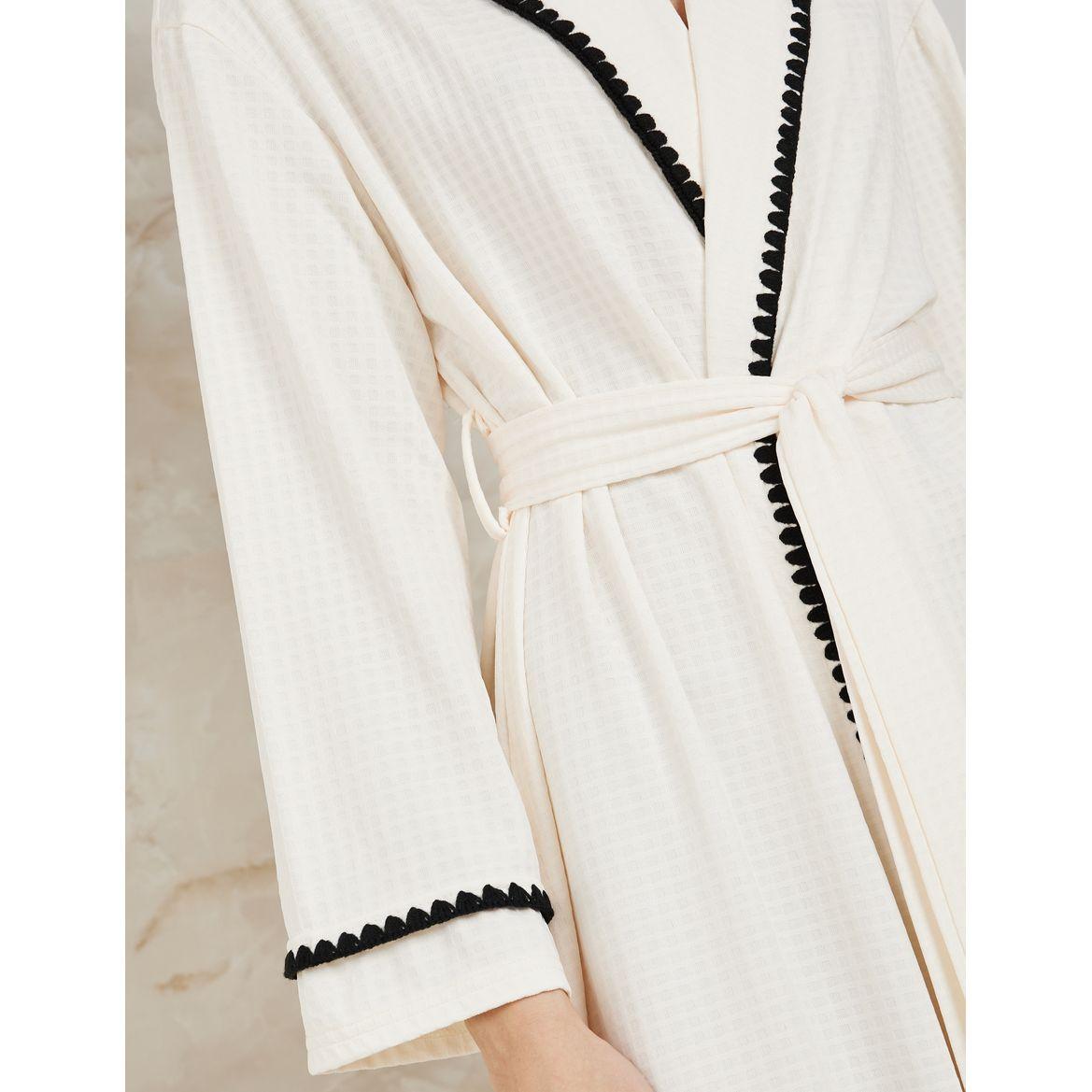 روب محبوك بنمط وافل-women-clothing-nightwear-robes-image-3