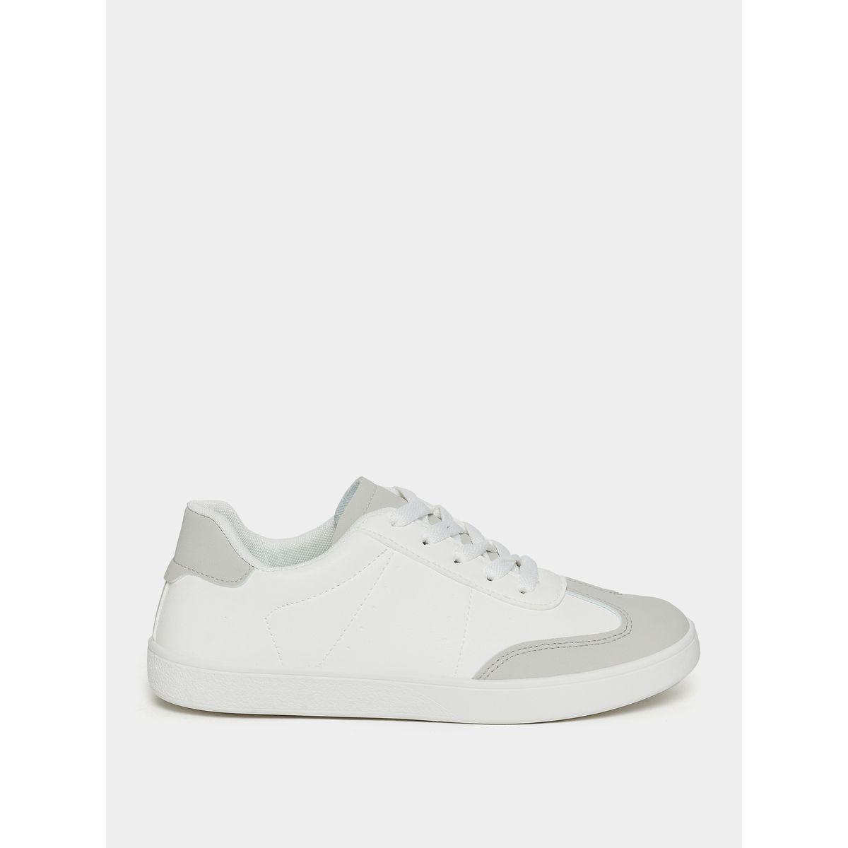 Styli Contrast Panel Lace Up Sneakers-men-shoes-sneakers-image-2