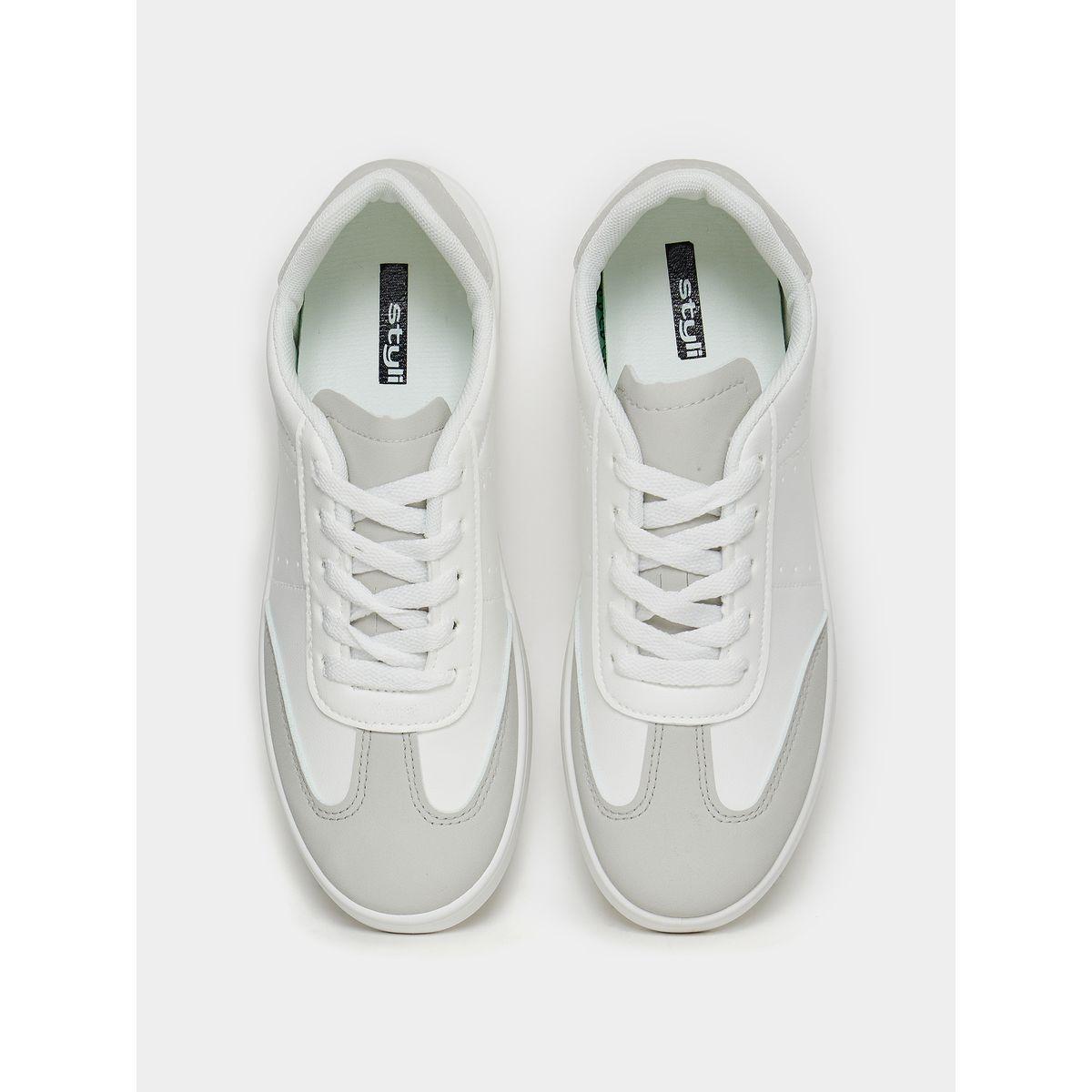 Styli Contrast Panel Lace Up Sneakers-men-shoes-sneakers-image-5