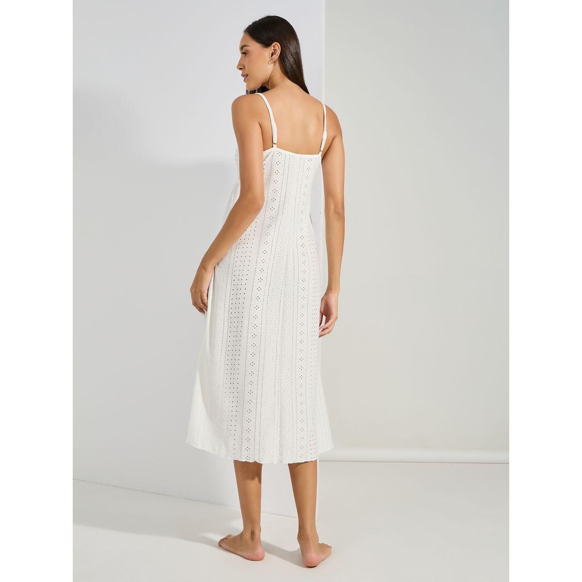 مجموعة من روب مع قميص نوم بتفاصيل دانتيل وكشكش-women-clothing-nightwear-robes-image-6