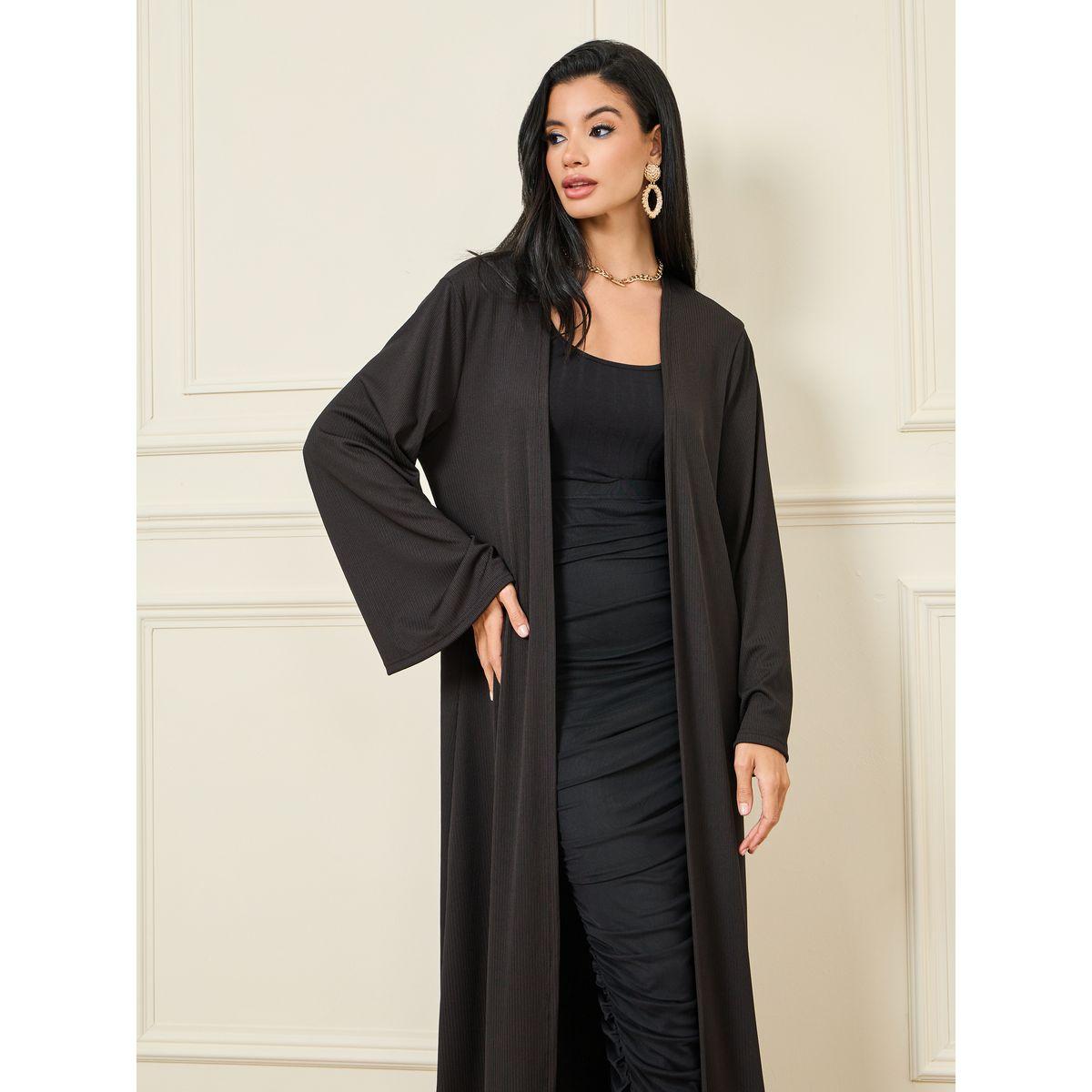 Styli Textured Ribbed Kimono with Long Sleeves-women-clothing-shirtsandblouses-shirts-image-3