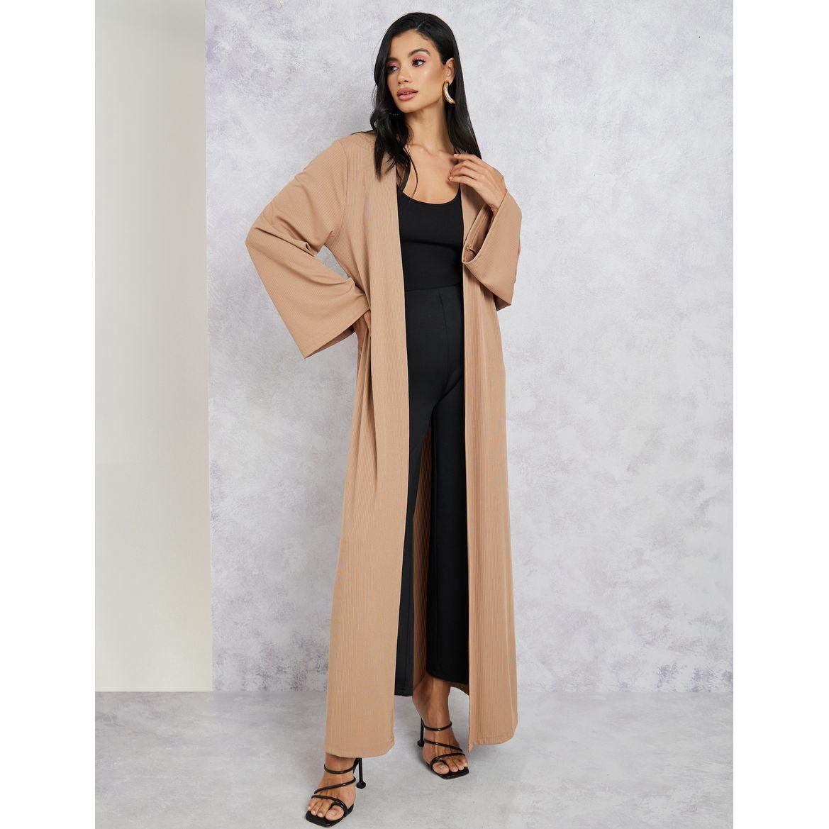 كيمونو مضلع بأكمام طويلة-women-clothing-shirtsandblouses-shirts-image-2