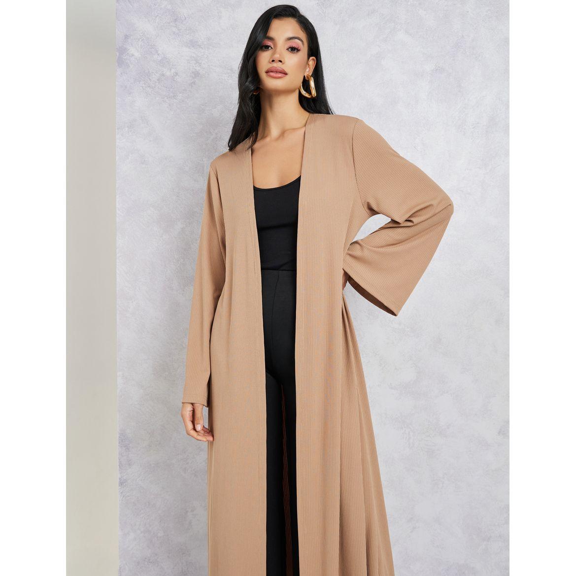 Styli Textured Ribbed Kimono with Long Sleeves-women-clothing-shirtsandblouses-shirts-image-3