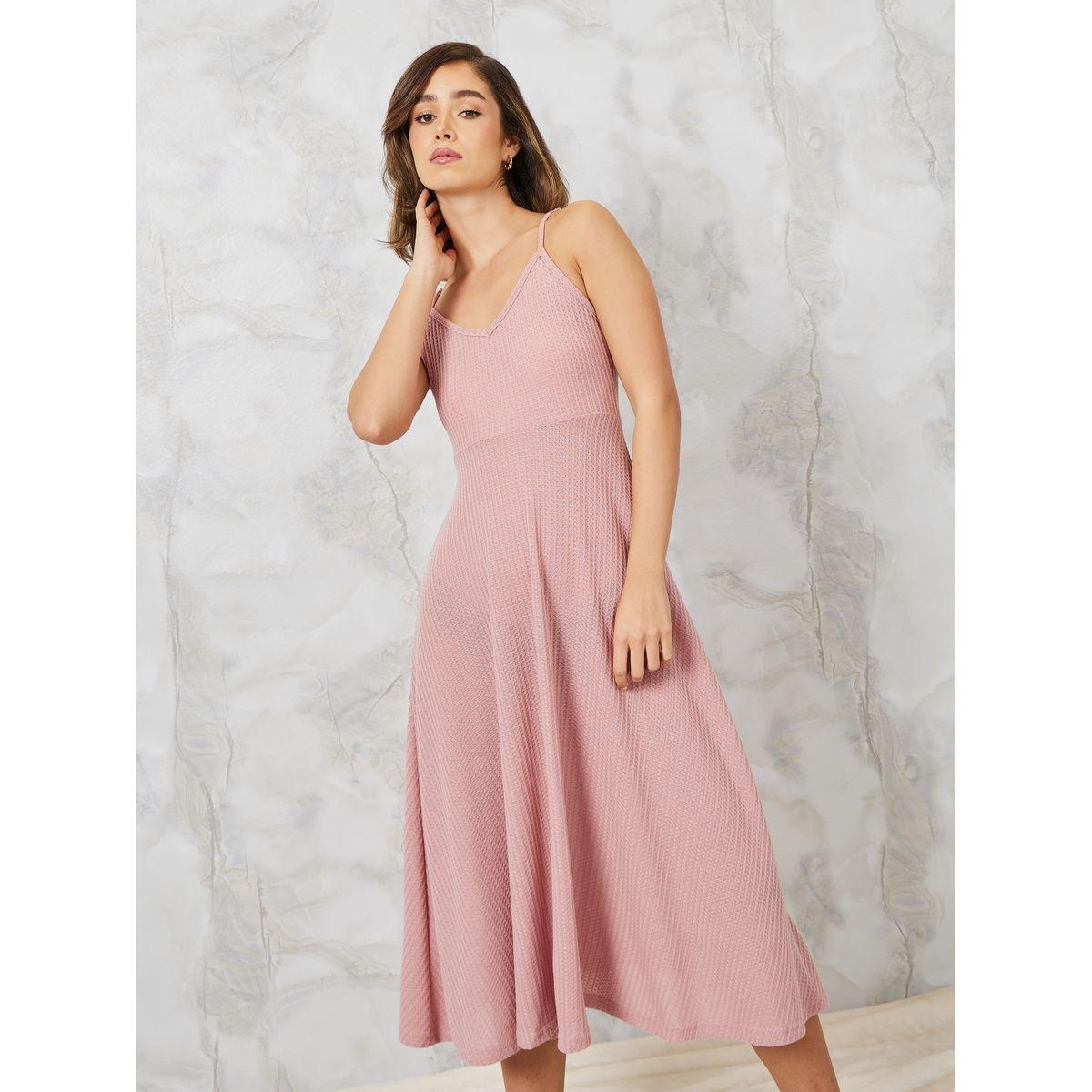 قميص نوم محبوك بنمط وافل-women-clothing-nightwear-nighties-image-2