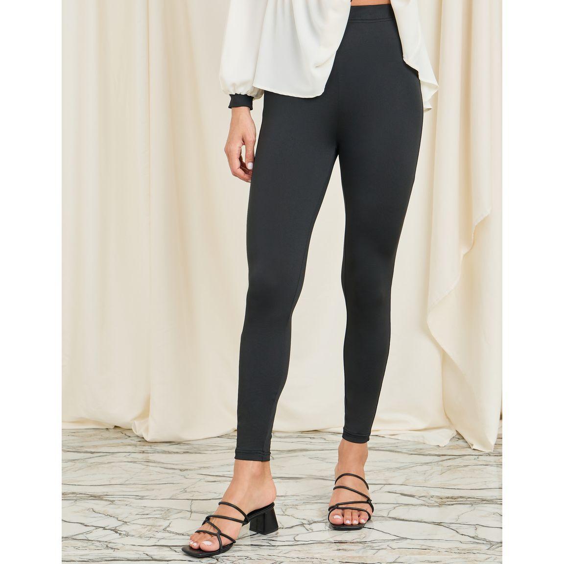 Styli Colorblock Peter Pan Collar Ruffle Hem Top and Legging Set-women-clothing-coordsets-image-4