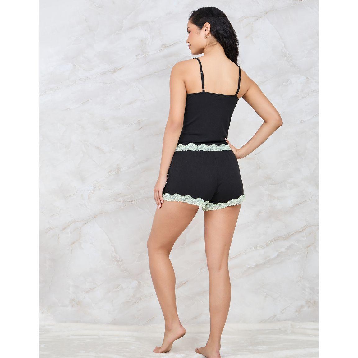 Styli Unwind Scallop Lace Trim Rib Cami & Shorts Set-women-clothing-nightwear-pyjamas-shortsets-image-3