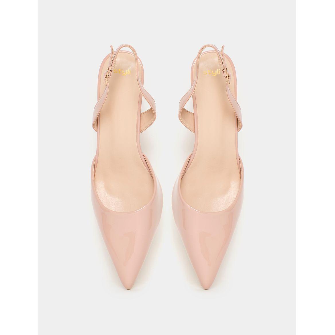 Styli Slingback Stiletto Sandals with Buckle Closure-women-shoes-heels-image-6