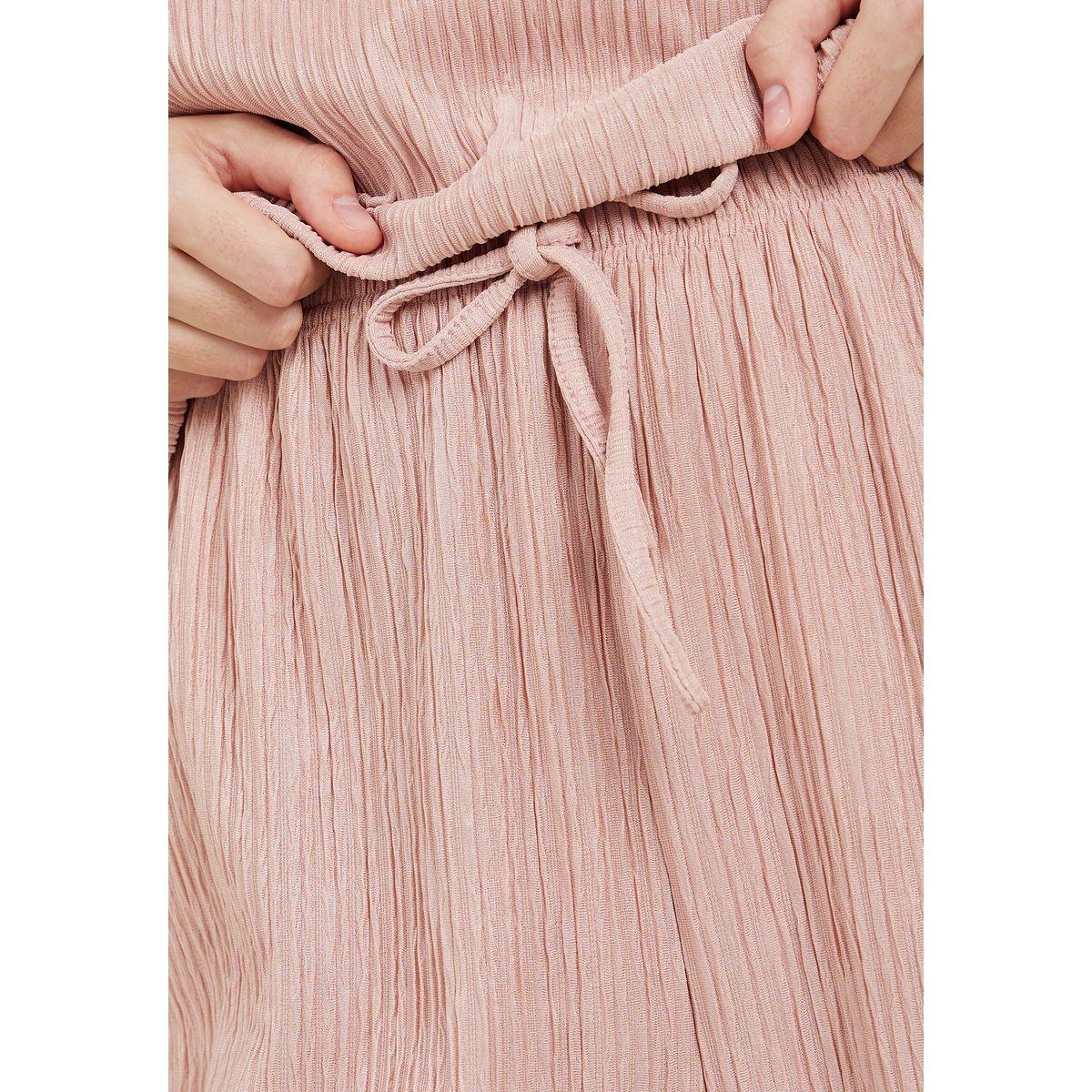 Styli Unwind Textured Detail T-Shirt & Pyjama Set-women-clothing-nightwear-pyjamas-longsets-image-5
