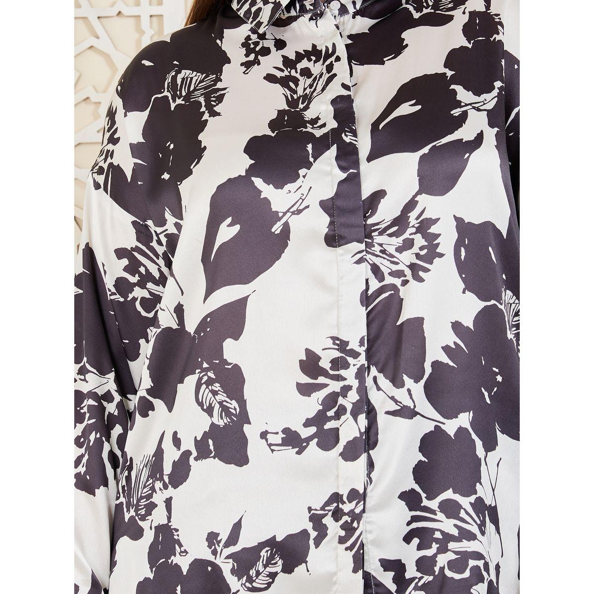بلوزة بمقاس كبير وطبعة زهور-women-clothing-shirtsandblouses-shirts-image-4