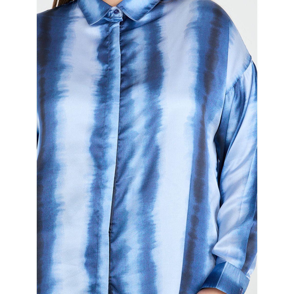 Styli Plus Tie and Dye Print Longline Shirt-women-clothing-shirtsandblouses-shirts-image-4