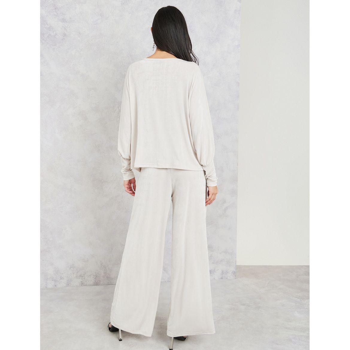 Styli Solid Wide Neck Top & Pants-women-clothing-coordsets-image-5