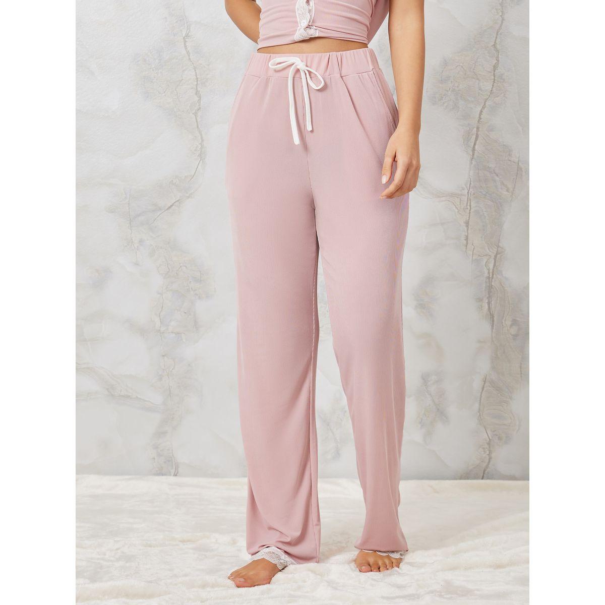 Styli Unwind Scallop Lace Trim Top & Pyjama Set-women-clothing-nightwear-pyjamas-longsets-image-4