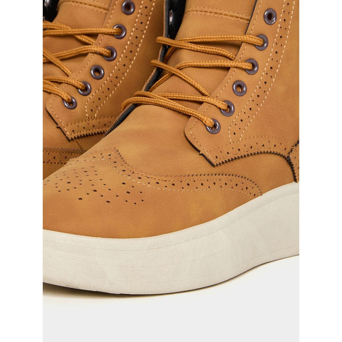 Styli Lace Up High Top Flat Sole Boots-men-shoes-boots-image-5
