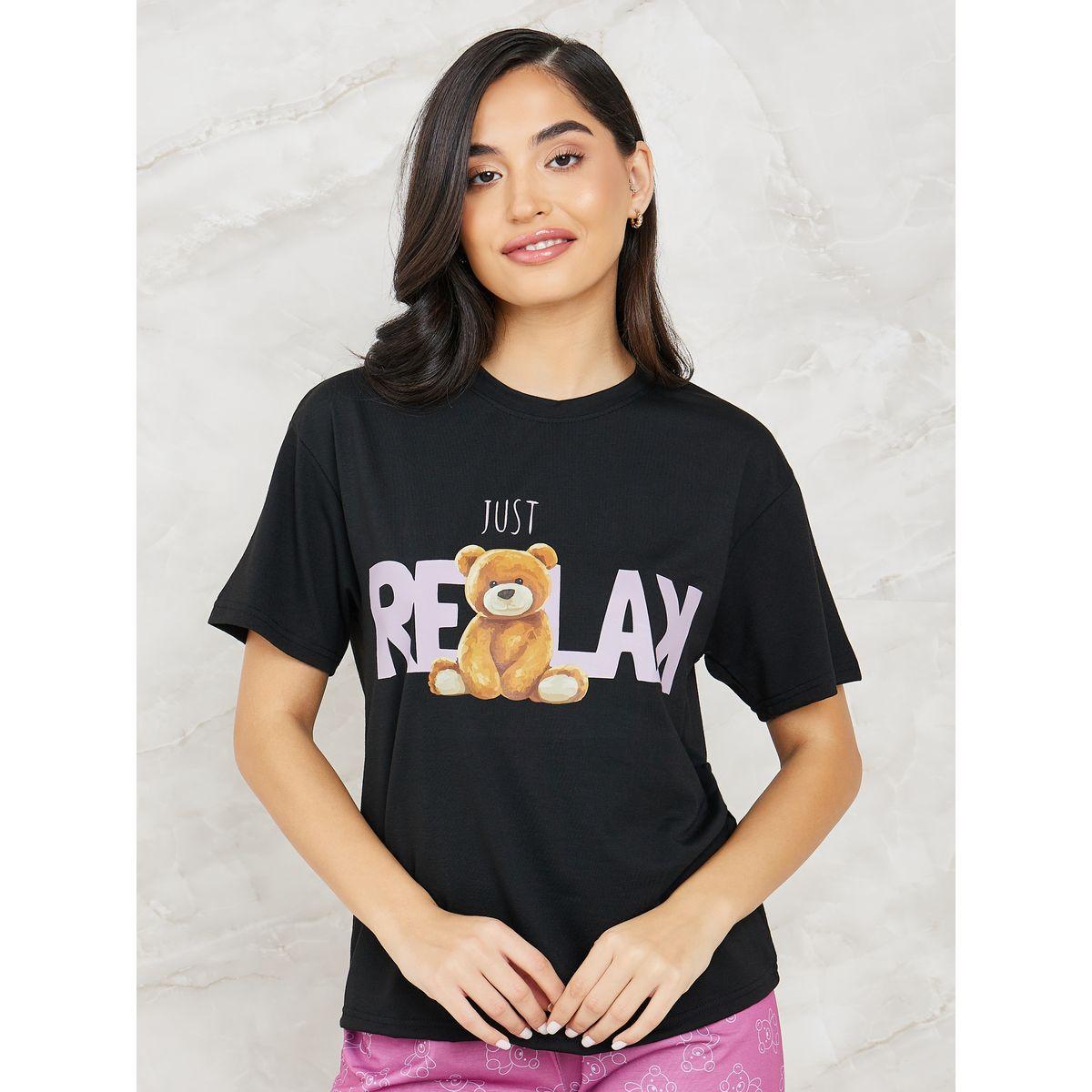 طقم بيجاما من ( بنطال + تيشيرت )-women-clothing-nightwear-pyjamas-longsets-image-2